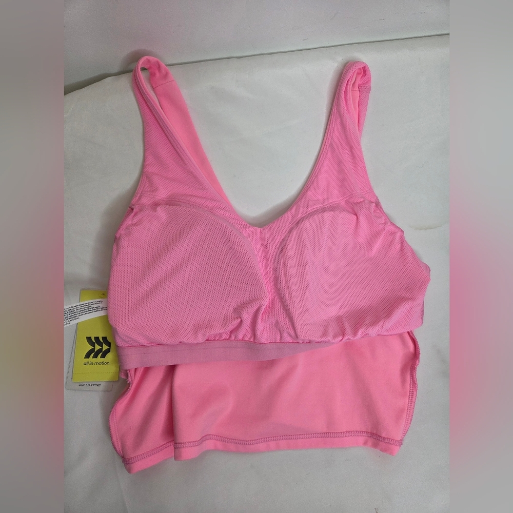 NWT All In Motion Size M - Pink Tank Top for Women - Picture 7 of 7